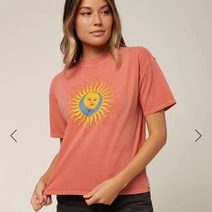 Orange O’Neil surf company t shirt